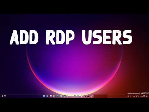 How to add a user to Remote Desktop group in Windows 11