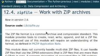 Python [zipfile] 01 Creating a .ZIP File