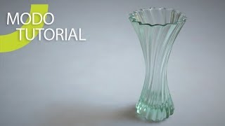 Modo Glass Vase Exercise Tutorial #15 Sub