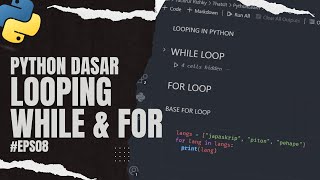 How to Loop With While and For Loops in Python - PYTHON TUTORIAL FOR BEGINNERS