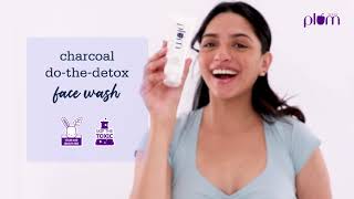 How to use Plum Charcoal Do-the-Detox Face Wash | Deep Pore Cleansing | Plum Goodness