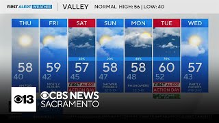 Wednesday afternoon Northern California weather forecast - Dec. 18, 2024