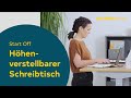 Höhenverstellbarer Schreibtisch Start Off | Gesund & ergonomisch arbeiten im Stehen & Sitzen