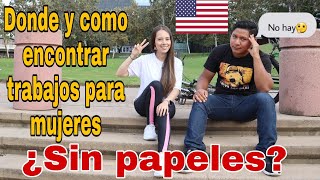 ¿Hay Trabajos para mujeres en Estados Unidos? ft @ConnyPardo