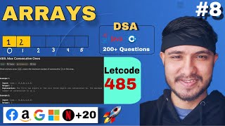 LeetCode 485: Max Consecutive Ones | Traversing Method Explained (Java & C++)