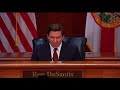 Florida Gov. Ron DeSantis addresses expanding hospital beds, testing and online education tools