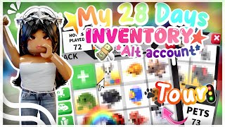 My 28 Days *ALT ACCOUNT* Inventory Tour!