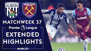 West Brom v. West Ham | PREMIER LEAGUE HIGHLIGHTS | 5/19/2021 | NBC Sports