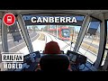 Canberra light rail | Panoramic cab ride | Gungahlin Place to Alinga Street | Canberra Metro