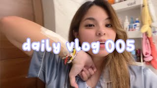 daily vlog 005 (provincial life + brand opps + what happened to my arm) | sammie