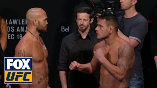 Robbie Lawler vs Rafael Dos Anjos face-off | WEIGH-IN | UFC on FOX