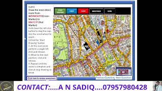 TFL ACTUAL TOPOGRAPHICAL EXAM SCREEN.FUNCTIONS OF BUTTONS.TOPOGRAPHICAL TRAINING  IN ENG. LANGUAGE