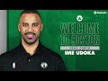 Ime Udoka is Officially Introduced as the 18th Head Coach of The Boston Celtics