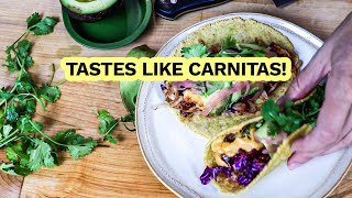 Easy Jackfruit Tacos Recipe (Tastes Like Carnitas!)