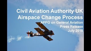 Civil Aviation Authority UK Airspace Change Process - APPG on GA Press Release