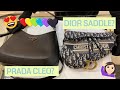 熱門腋下包對比 | DIOR SADDLE VS PRADA CLEO REVIEW