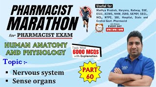 PHARMACIST EXAM MARATHON CLASS -60| HAP (2626-2675) Nervous system & Sense organ