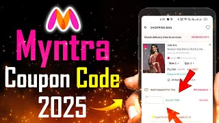 Myntra Coupon Code Today 2025 | Myntra Coupon Codes