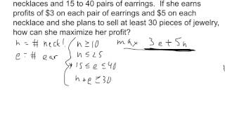 3-3 Optimization with Linear Programming