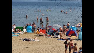 Strzeżona plaża w Pucku: gorące wakacje 2020 sprawiły, że życie tu tętniło