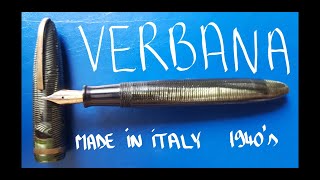 Verbana Made in Italy in the 1940s Fountain Pen Review