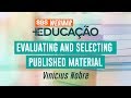 Evaluating and selecting published material by Vinícius Nobre