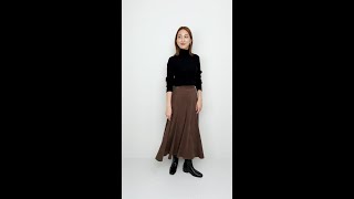 【Sonny Label】コーデュロイセミマーメイドスカート