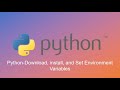 Part-3 Python Download Install and Environment Variable Setting