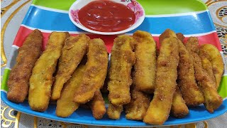 How to make fried  Eggplant recipe! Add only one egg Crispy Eggplant Snacks Recipe | Eggplant fries.