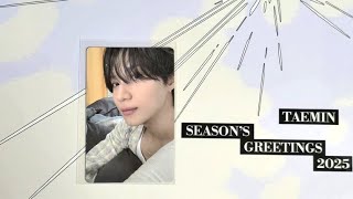 태민 2025년 시즌그리팅 언박싱 TAEMIN Season's Greetings 2025 Unboxing #taemin #shinee #샤이니 #태민