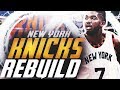 BLOCKBUSTER TRADE?! REBUILDING THE NEW YORK KNICKS! NBA 2K20