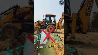 This JCB driver found himself in a very tricky situation 😱🫡 #respect #shorts #ytshorts