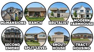 Every WORST American House Style Explained in 9 Minutes
