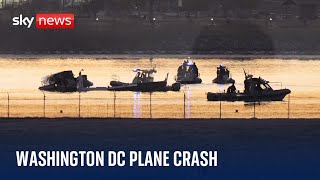 Washington plane crash | Live Sky News coverage