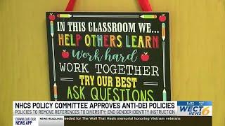 New Hanover County School Board Committee approves policy changes