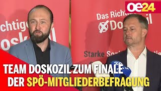 Team Doskozil zum Finale der SPÖ-Mitgliederbefragung