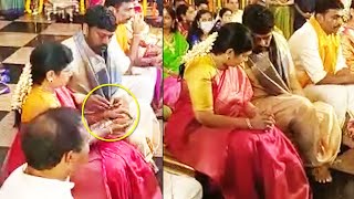 Mega Star Chiranjeevi With His Wife Surekha Dokiparru Venkateswara Swamy Temple | News Buzz