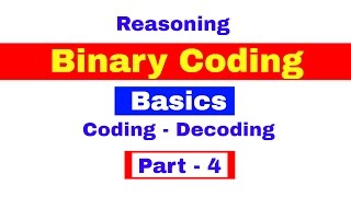 Binary Coding  Reasoning Trick for Bank PO | Clerk | IPPB PO [ In Hindi] Part - 4