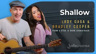 Shallow - Guitar Lesson + Cover | Lady Gaga & Bradley Cooper