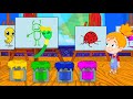 Groovy The Martian Learn the colors recycling! Educational cartoons for kids and nursery rhymes!