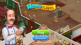 HOMESCAPES MAVERICK - New Area - HOBBY ROOM - Day 1, 2 \u0026 3 - FULL STORY