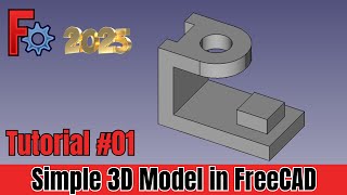 Simple 3D Model in FreeCAD | Tutorial by Waleed Ali Haroon