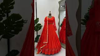 Faux Georgette Lehenga Choli With Sequence Work #telugu #festival #fashion #youtube #socialmedia