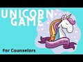 Free Online Telehealth Game for Counselors // Unicorn Game for Self-Esteem