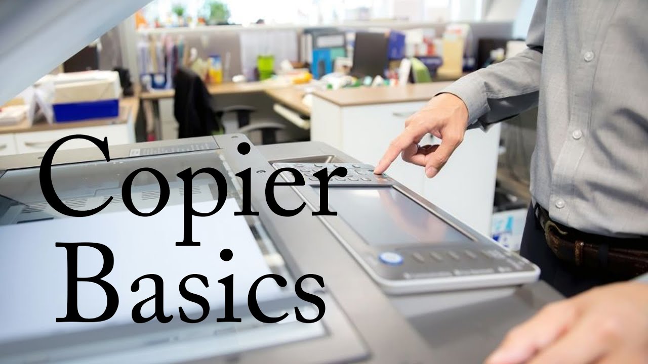 Copier Basics Youtube