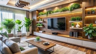 Latest TV Stand Decoration Ideas 2025 | Living Room Interior Design TV Wall Stand Ideas TV Units