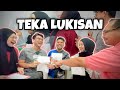 TEKA LUKISAN DI BELAKANG !! LAWAK GILER!!