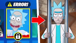 Fortnite BANNED Rick and Morty!?