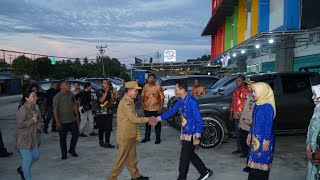 Pj.Bupati Sarmi Menyambut Kedatangan PJ. Gubernur Papua Beserta Rombongan Di Kabupaten Sarmi