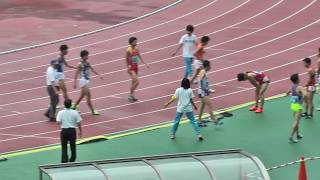 H29　関カレ　男子2部1500m　予選1組　ラスト1周～